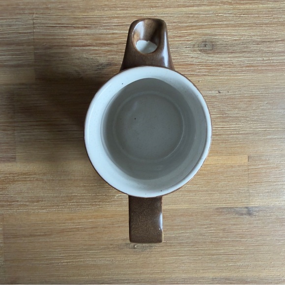 Vintage Mid-Century Mikasa Buckskin Potters Art Creamer and Sugar - Ben Seibel - Picture 6 of 15